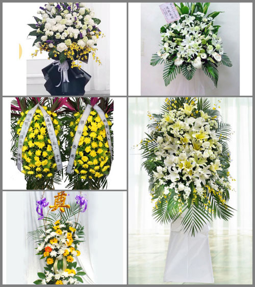 浙江省金华义乌市义亭镇吴村村白事花篮预定